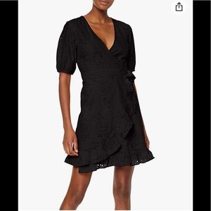 Women's Mini Cotton Wrap Dress